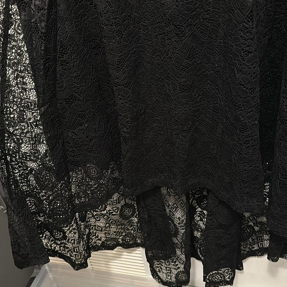 Black lace dress off the shoulder 2X - Picture 4 of 11